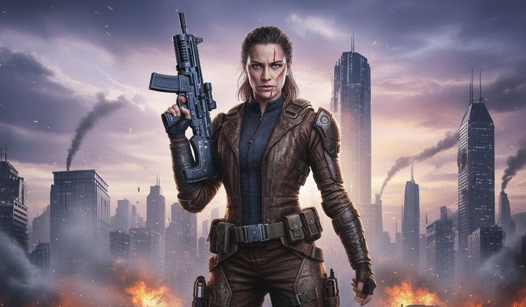 actiefilms vrouw hoofdrol