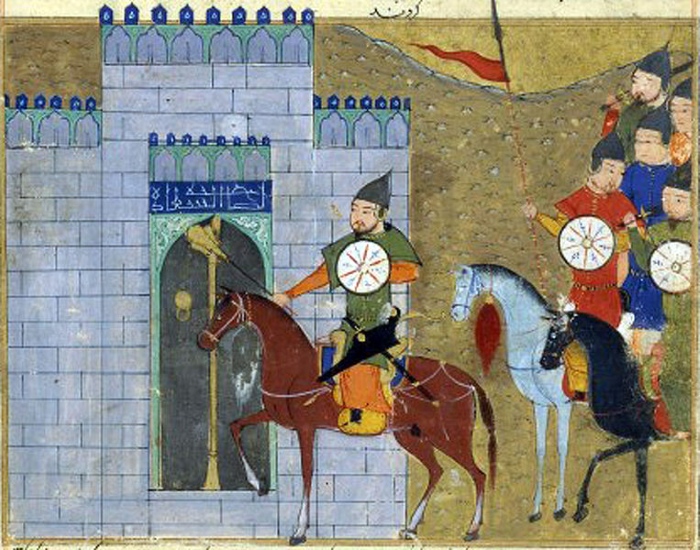 De Chinese Muur in de bergen