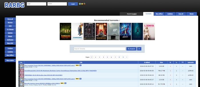 rarbg hq torrents