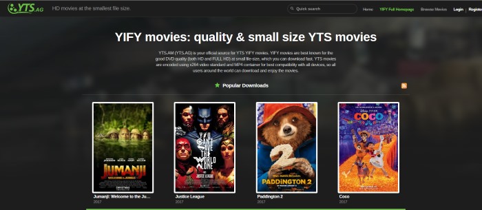 yts torrentsite