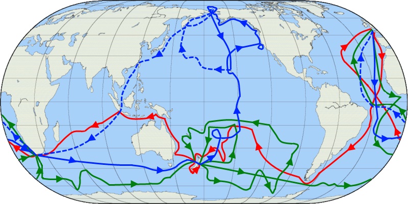 James Cook routes