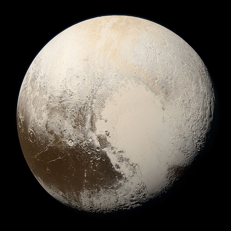 licht op pluto