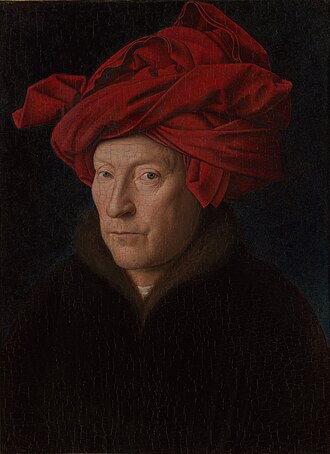 man met de rode tulband