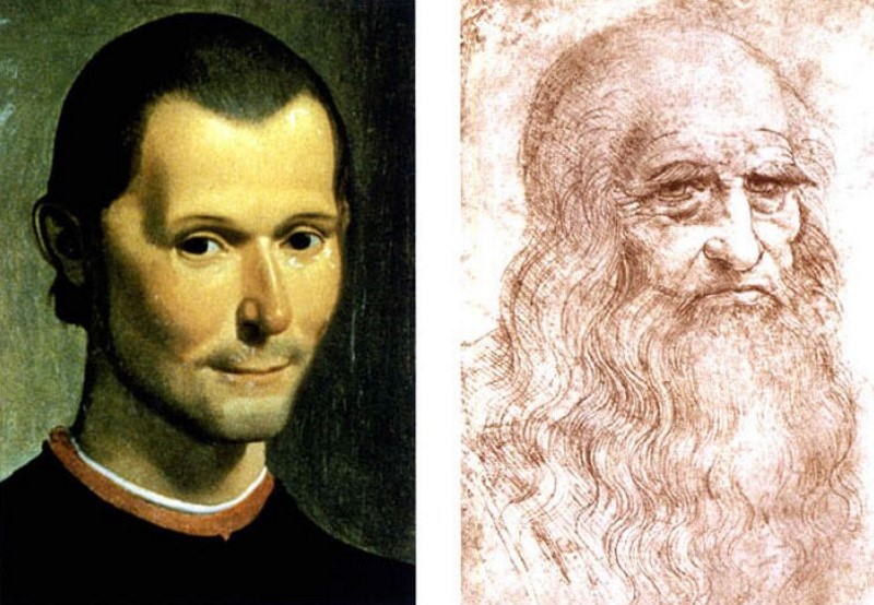 Leonardo Da Vinci en machiavelli