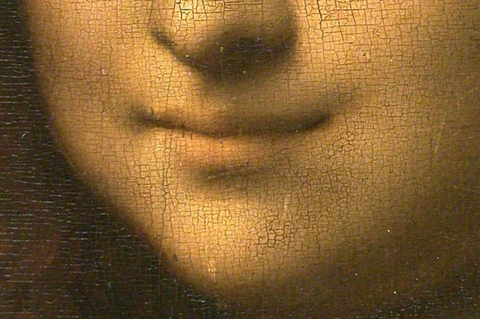 glimlach van mona lisa