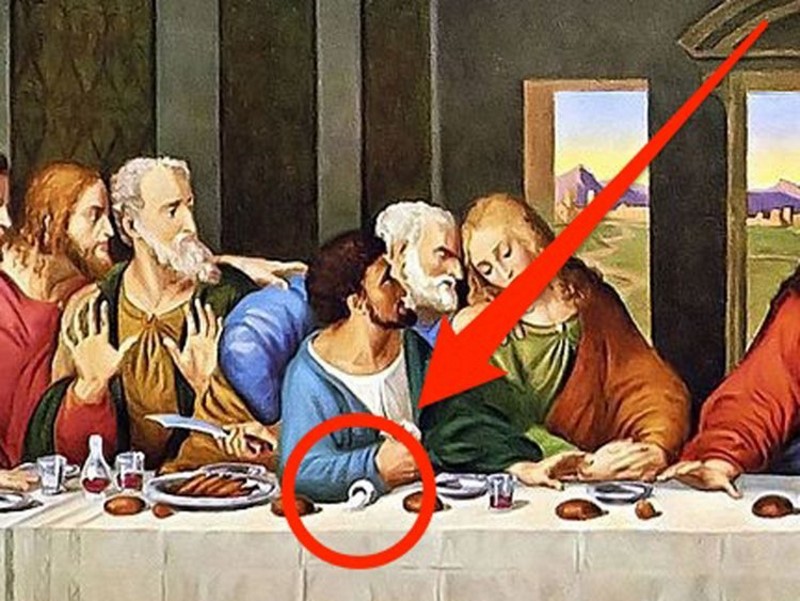 judas gooit het zout om