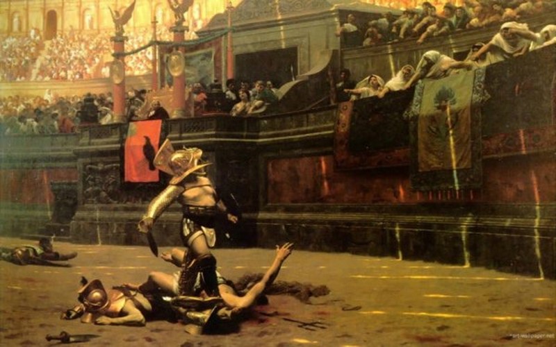 flamma - een van de beroemdste gladiatoren