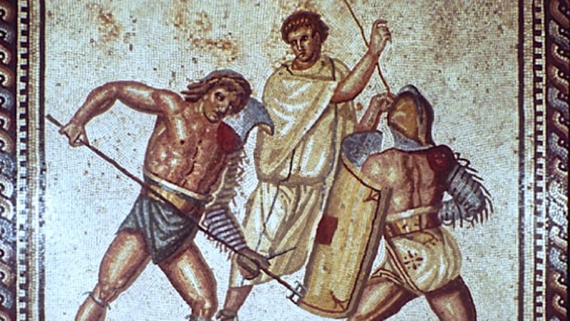 summa rudis - scheidsrechter van de gladiatoren