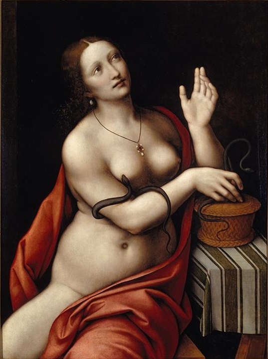 cleopatra dood door slangen gif