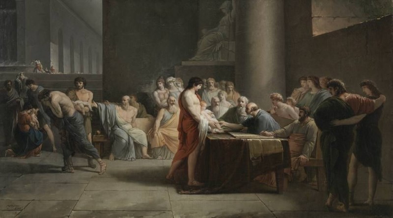 selectie van kinderen in sparta