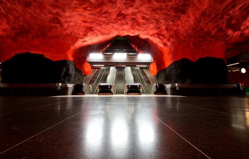 Solna Centrum Metro Station