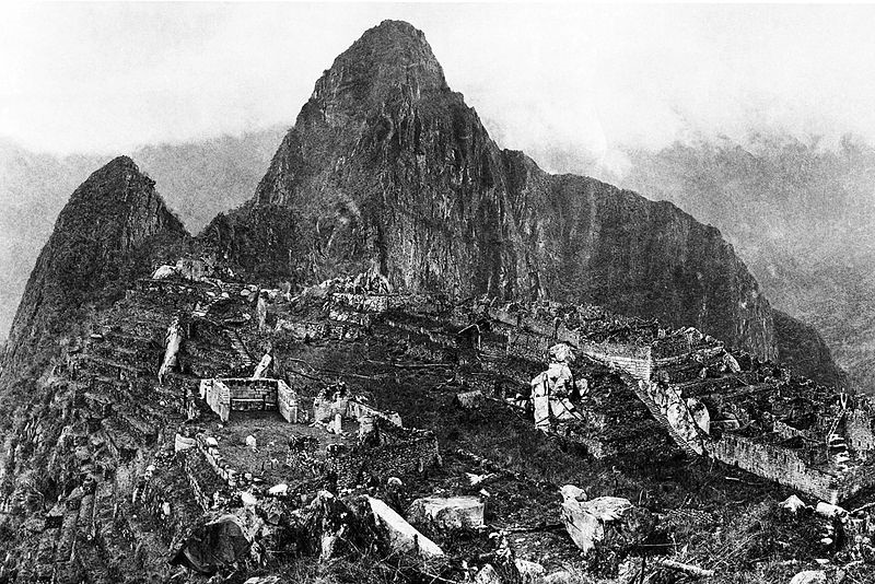 oude foto machu picchu ontdekking