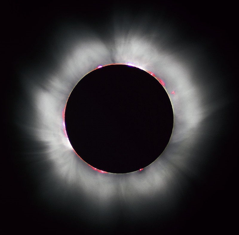 totale zonsverduistering