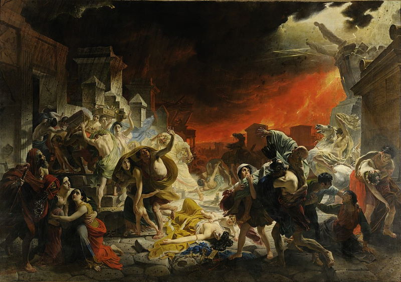 uitbarsting vesuvius - verwoesting van pompeii