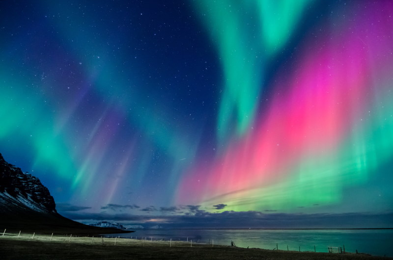 kleuren noorderlicht
