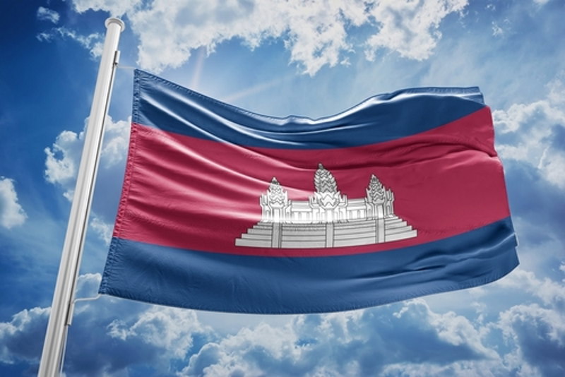 vlag cambodja