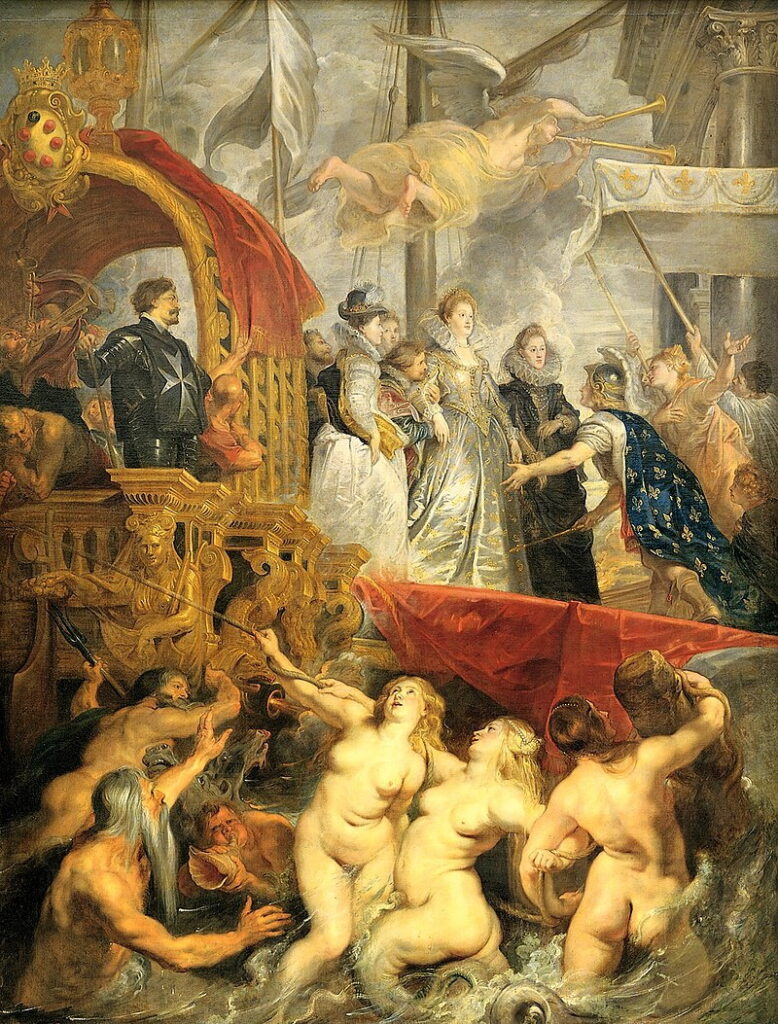 aankomst van Maria de' Medici in Marseille - Peter Paul Rubens