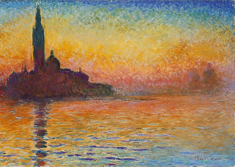 San Giorgio Maggiore in schemerlicht