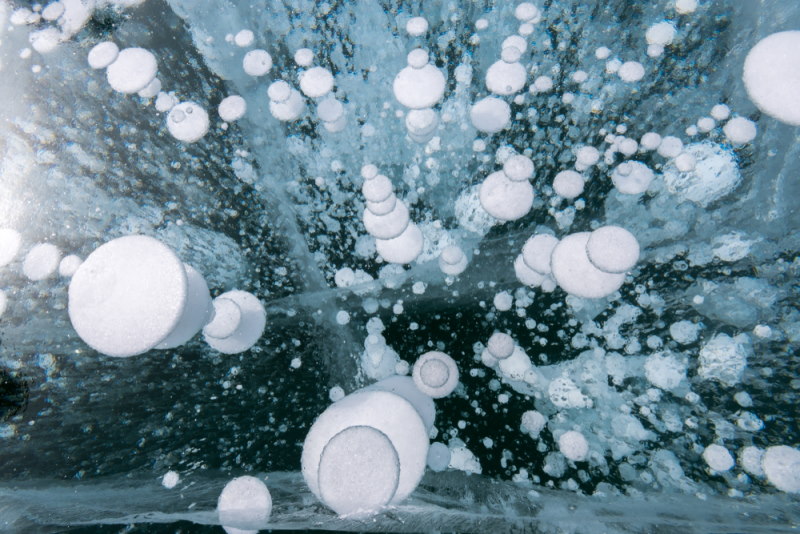 methaan bubbels