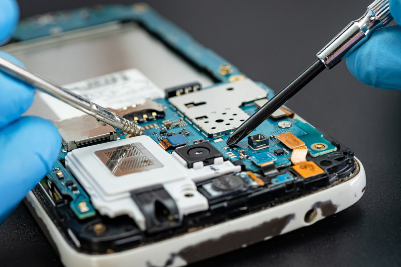 materialen in smartphone