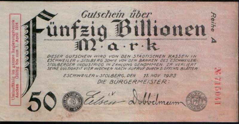 Duitsland hyperinflatie