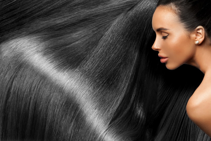 zwart haar zwart haar