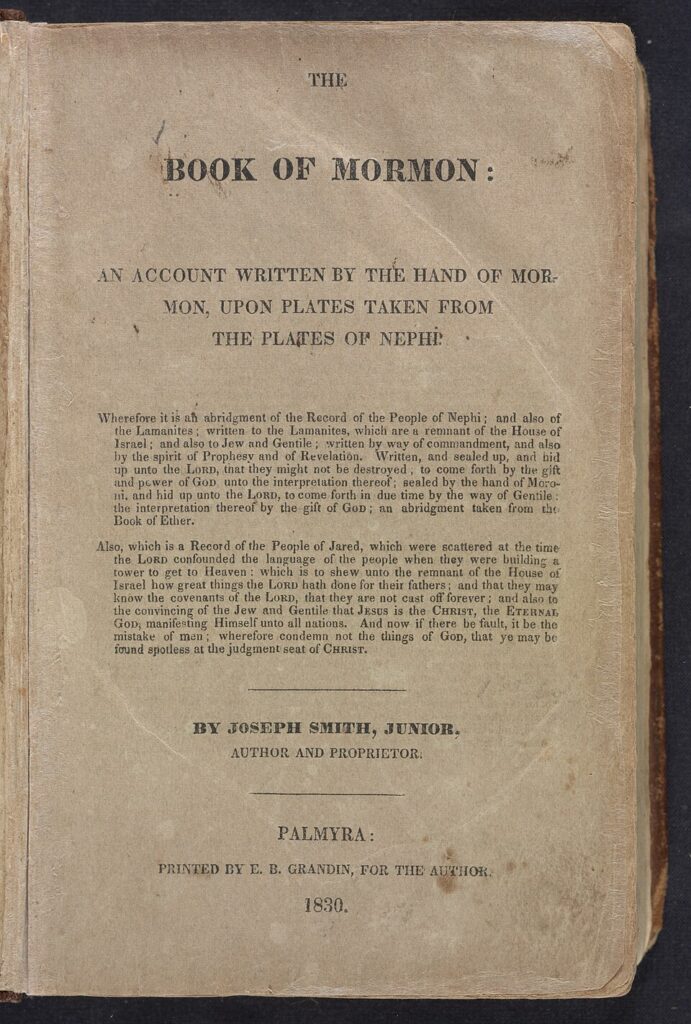 book of mormon