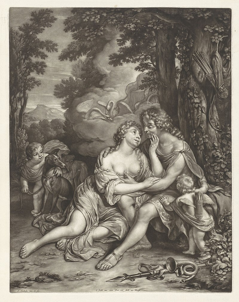 Aphrodite en adonis Aphrodite en adonis