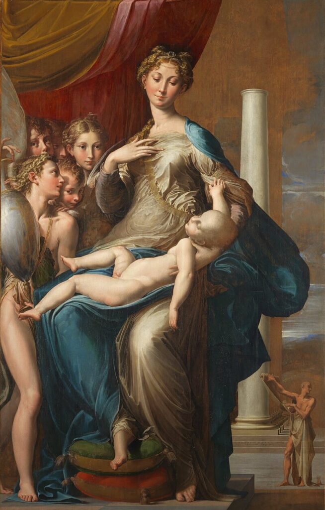 Madonna met de lange nek