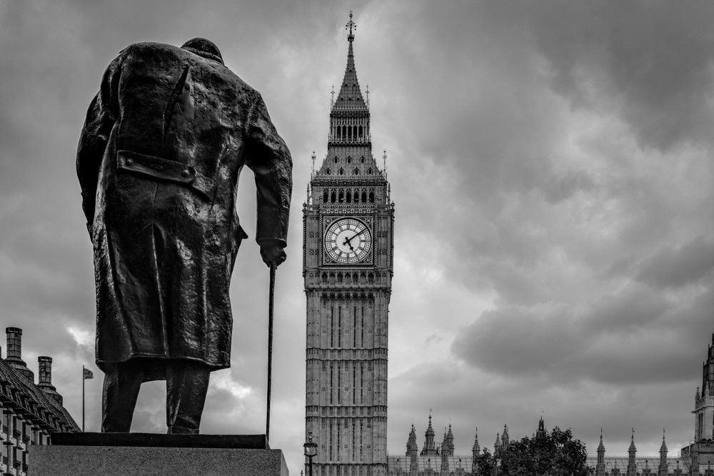 Standbeeld van Winston Churchill