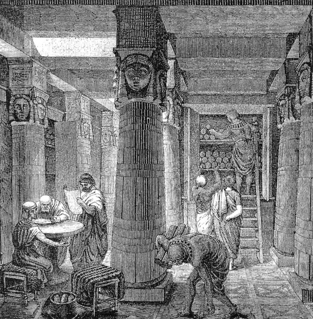 Grote Bibliotheek van Alexandrie Grote Bibliotheek van Alexandrie