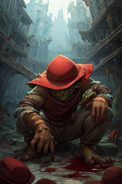 The Red Cap is a goblin named