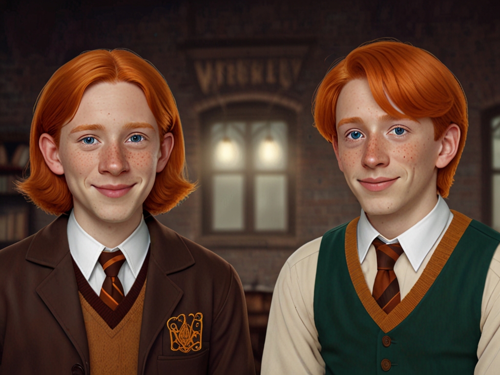 Leonardo Lightning XL Weasley twins cartoon style 1