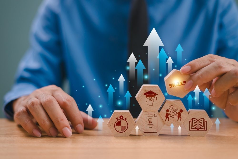 Skill,Development,Concept.,Up,New,Ability,Skill,Training,For,Technology