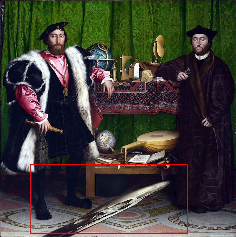 HOLBEIN Hans the Younger The Ambassadors HOLBEIN Hans the Younger The Ambassadors