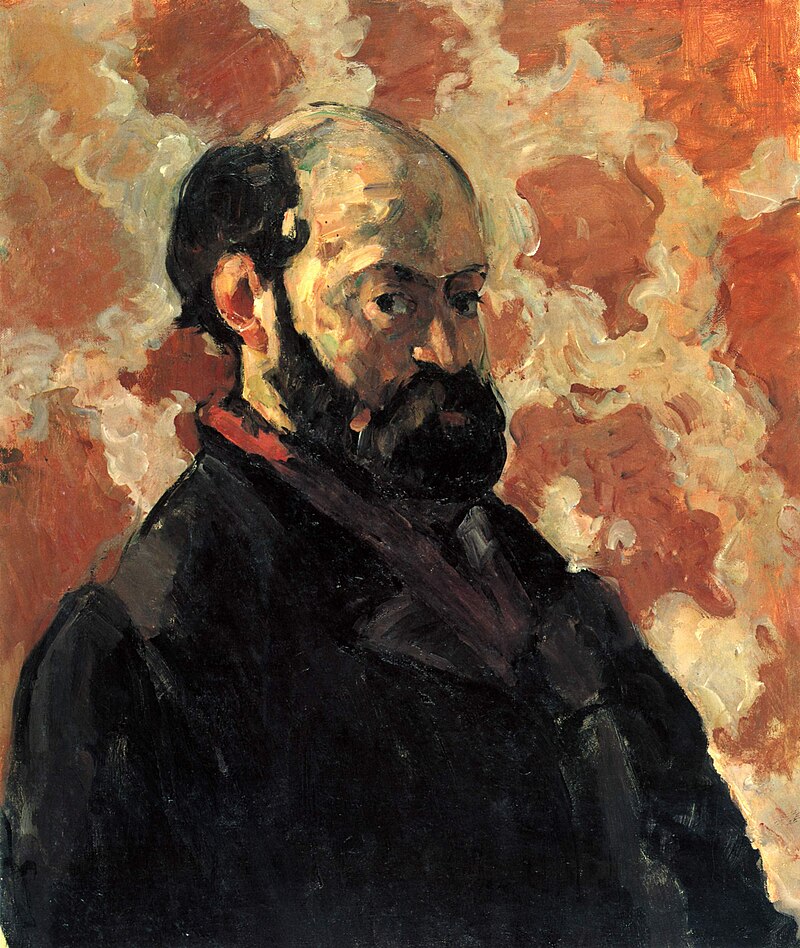 Portrait de l'artiste au fond rose, par Paul Cézanne