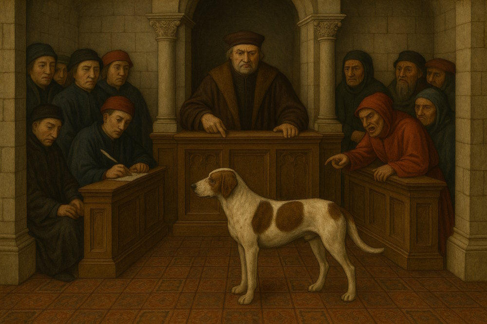 hond in de rechtbank