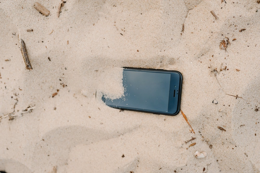 kapotte smartphone