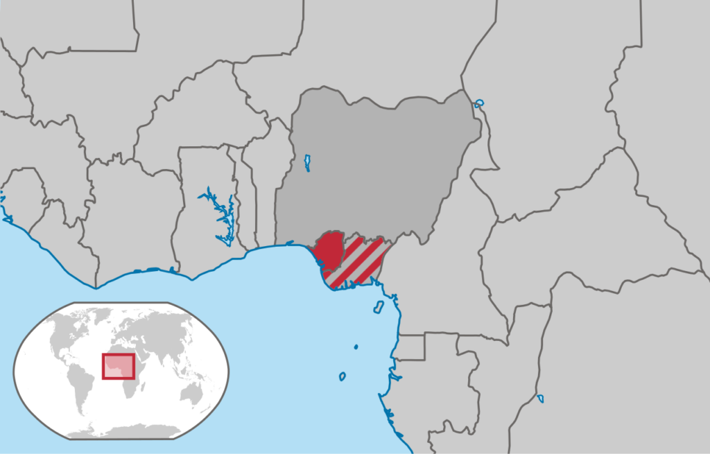 Map of Benin with Biafra and Nigeria.svg