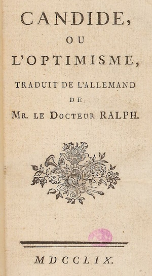 Candide – Voltaire Candide – Voltaire