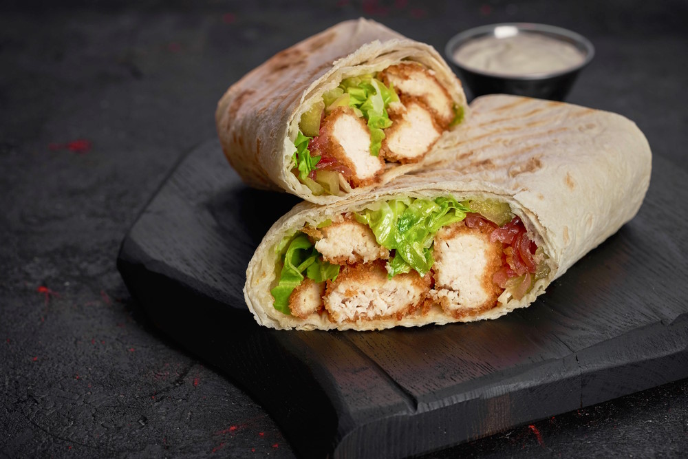 wrap met kip