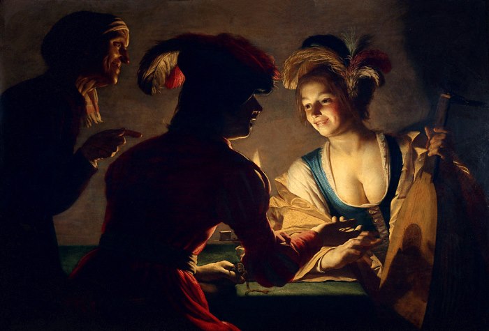 Gerard van Honthorst - de koppelaarster