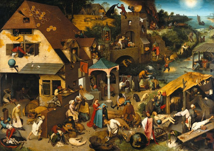 Pieter Brueghel nederlandse spreekwoorden
