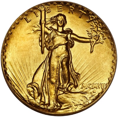 Saint-Gaudens Double Eagle - Ultra High Relief